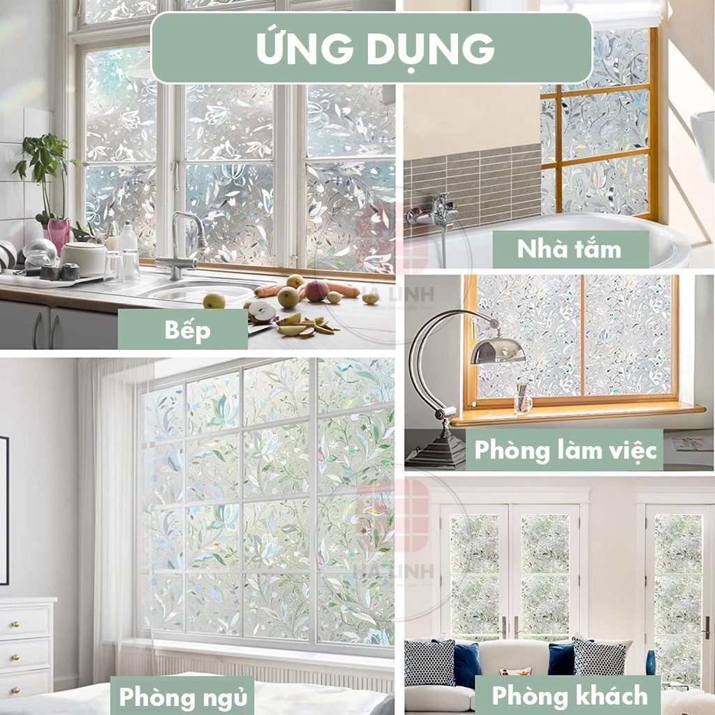 9+ loại Decal dán kính cửa sổ cho ngôi nhà bạn 4 Ứng dụng Decal dán kính trong trang trí cửa sổ