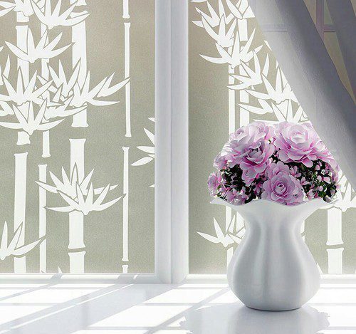 Decal mờ họa tiết lá trúc Octki