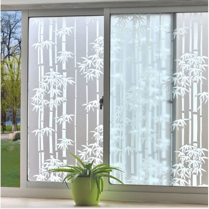 Decal mờ họa tiết lá trúc Octki