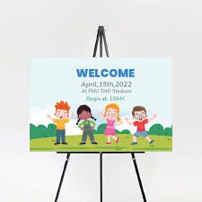 Tranh standee PP cán formex khổ A3, A2