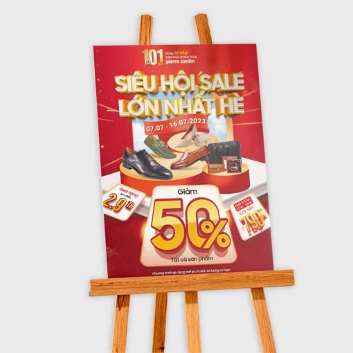 Tranh standee PP cán formex khổ A3, A2 - Hình ảnh 1