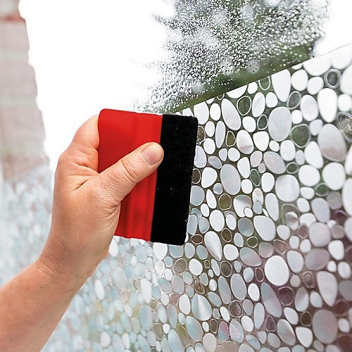 Decal mờ sọc trắng