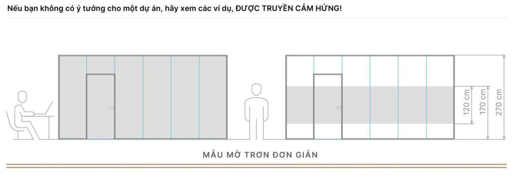Thiết kế decal mờ trơn cho văn phòng