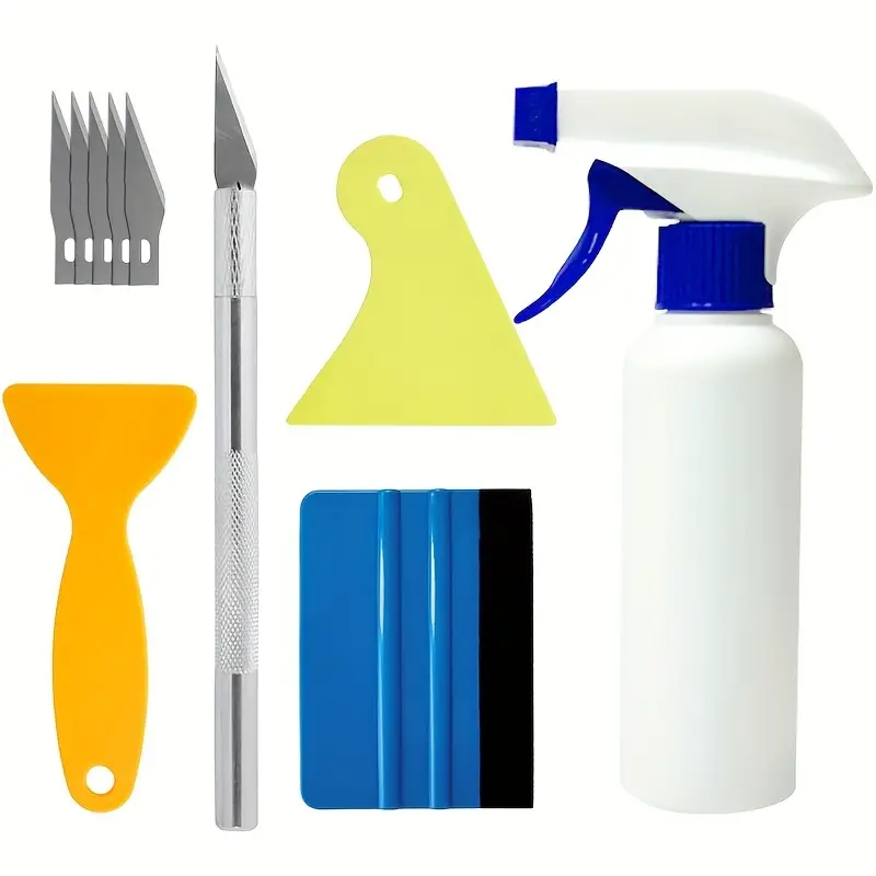 Bộ Dụng Cụ Dán Phim Cách Nhiệt Chuyên Dụng (Đủ Bộ, Cao Cấp)