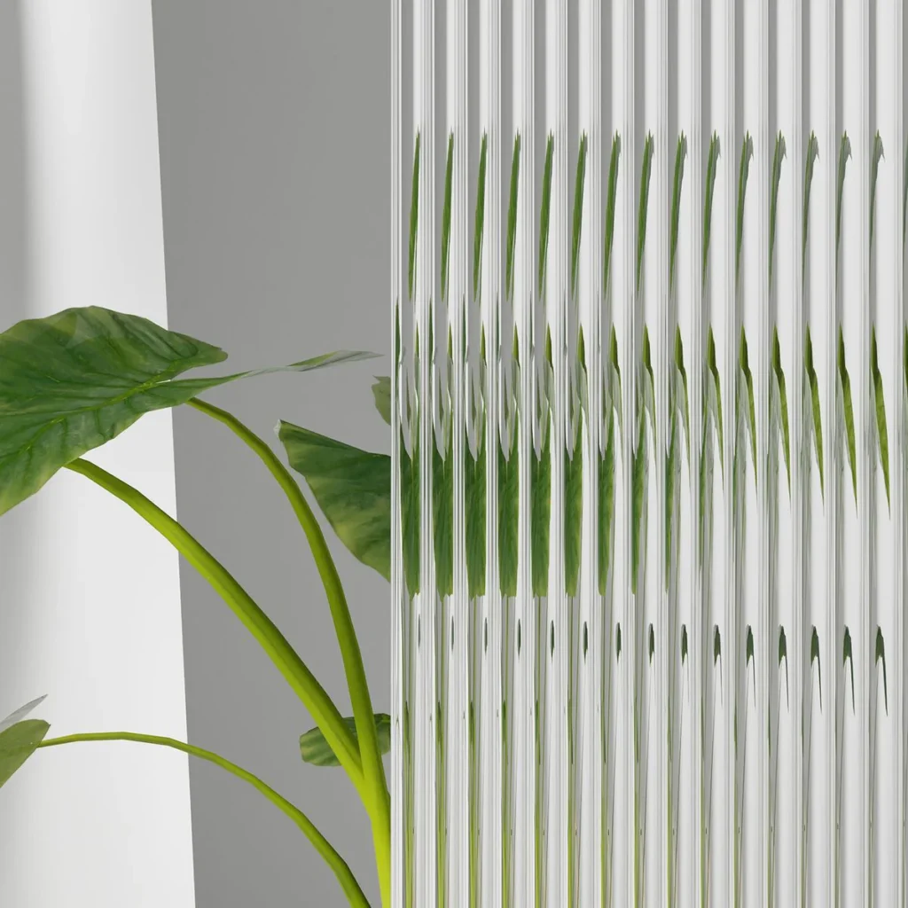 Decal Dán Kính 3D Trong Suốt Vân Sóng