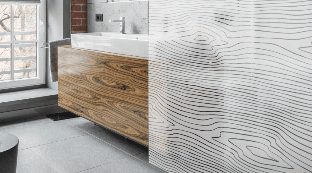 Decal Mờ Vân Gỗ