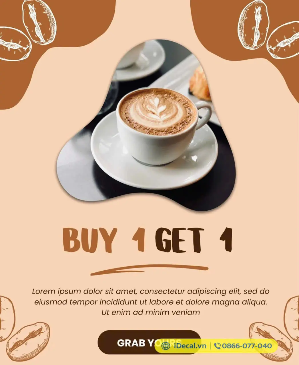 199+ mẫu Decal dán kính trang trí quán cafe đẹp – sáng tạo – thu hút 18 Decal dán kính trang trí cho cà phê take away